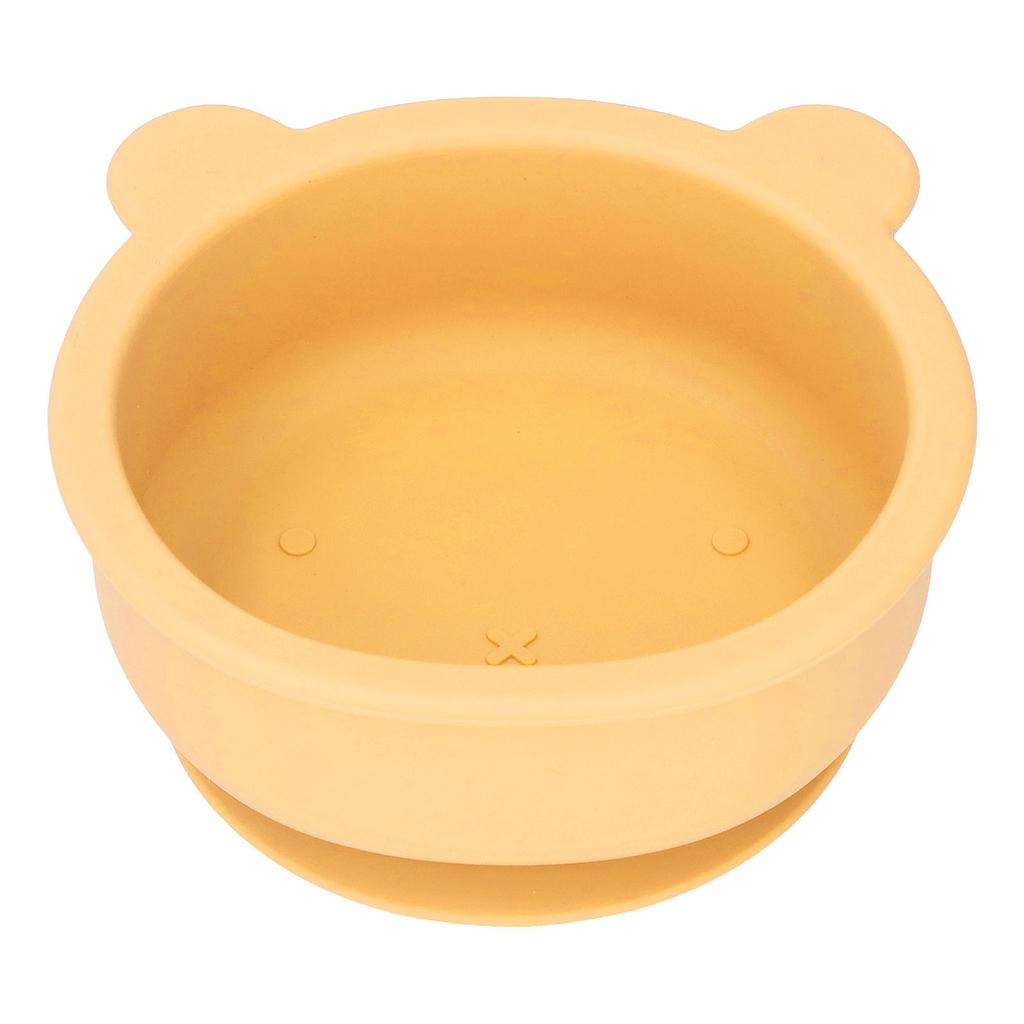 Baby Bowl Food Grade Silicone Cartoon Bear Shaped Toddler Bowl Bowls with Suction for Babies Kids