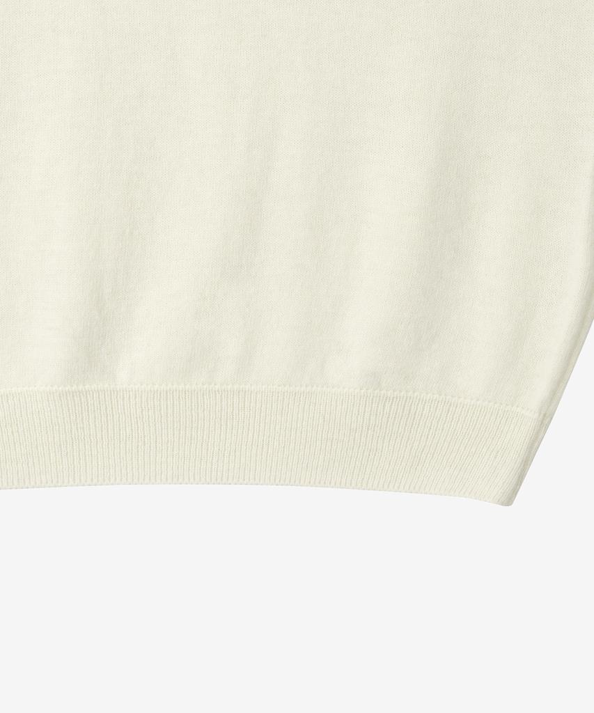BASIKA Cashmere Basic V-Neck Knit_2 Colors