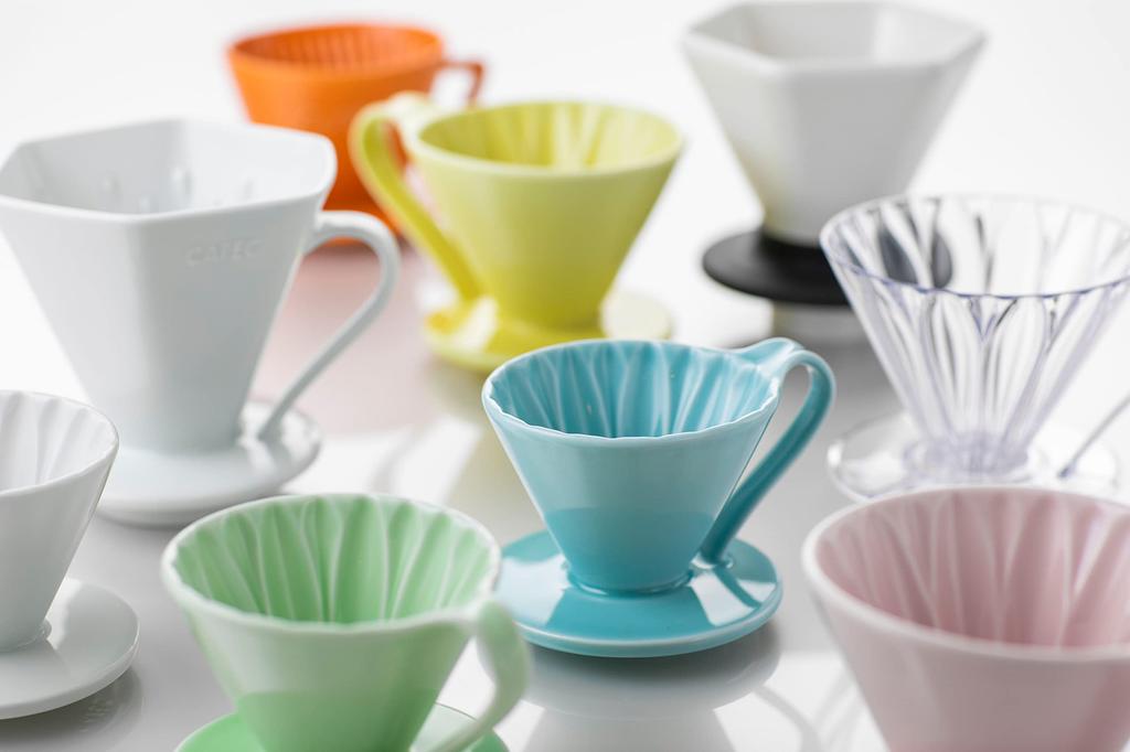 Sanyo Sangyo CAFEC Flower Dripper Cup 4 Clear (Resin) PFD-4
