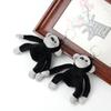 Plush Little Charming Monkey Keychain Soft Toy Black 12cm Gorilla