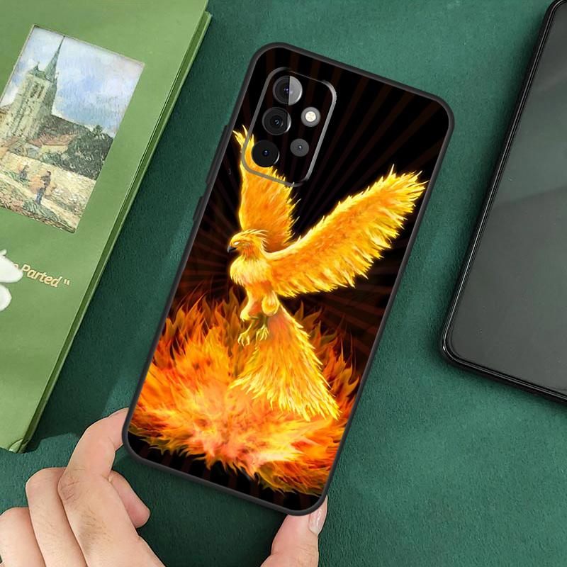 Phoenix Bird Case For Samsung Galaxy A54 A12 A22 A32 A52 A72 A52S A14 A70 A51 A71 A33 A53 A73 Cover