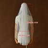 Sheer Bridal Hair Veils With Sparkling Crystal Rhinestones And Secure Hair Comb For Outdoor Wedding Ceremony Dressingup