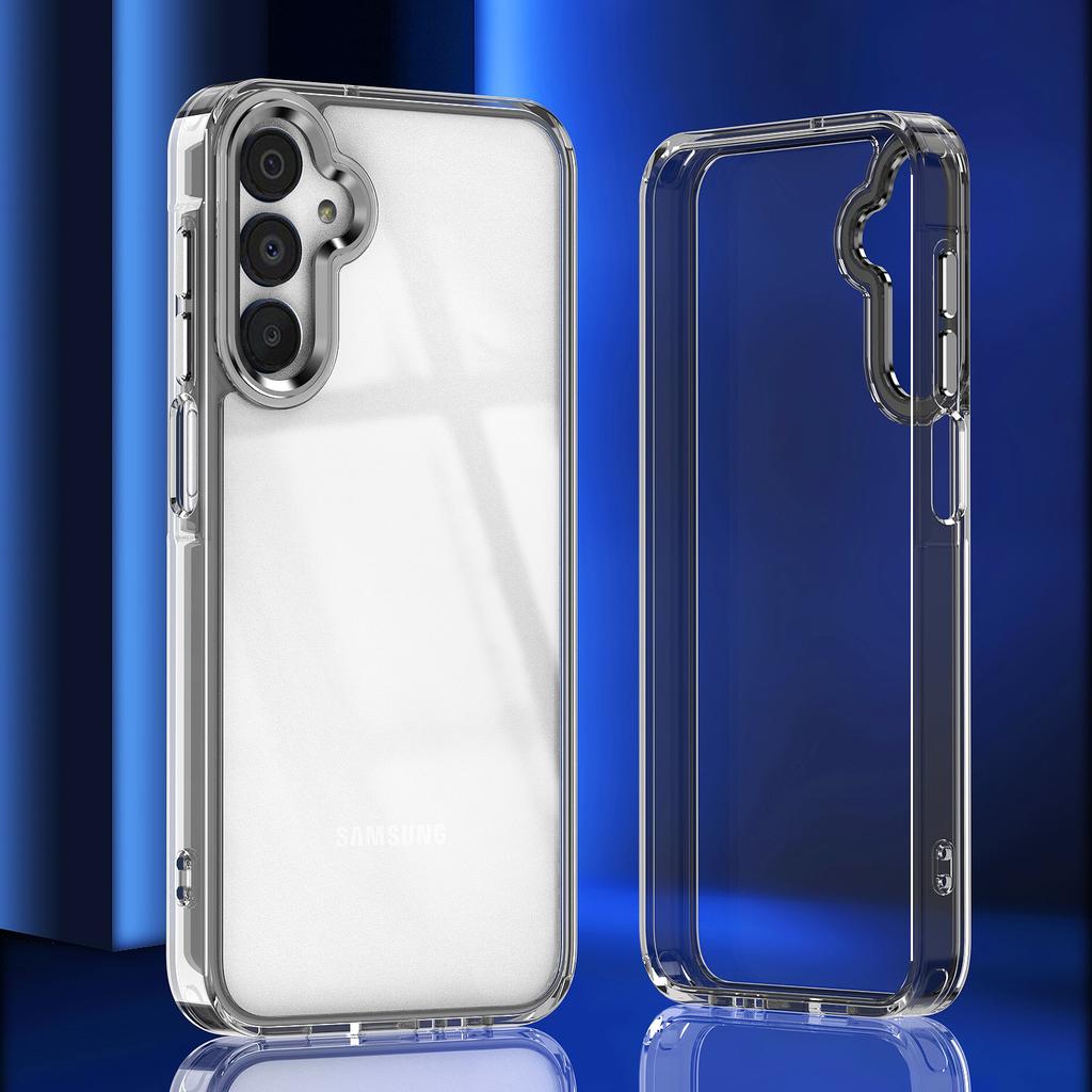 Luxury Shockproof Transparent Case for Samsung Galaxy S25 S24 S23 S22 Ultra Plus S25 Edge S25FE S24FE S23FE S21FE A53 A52 Cover