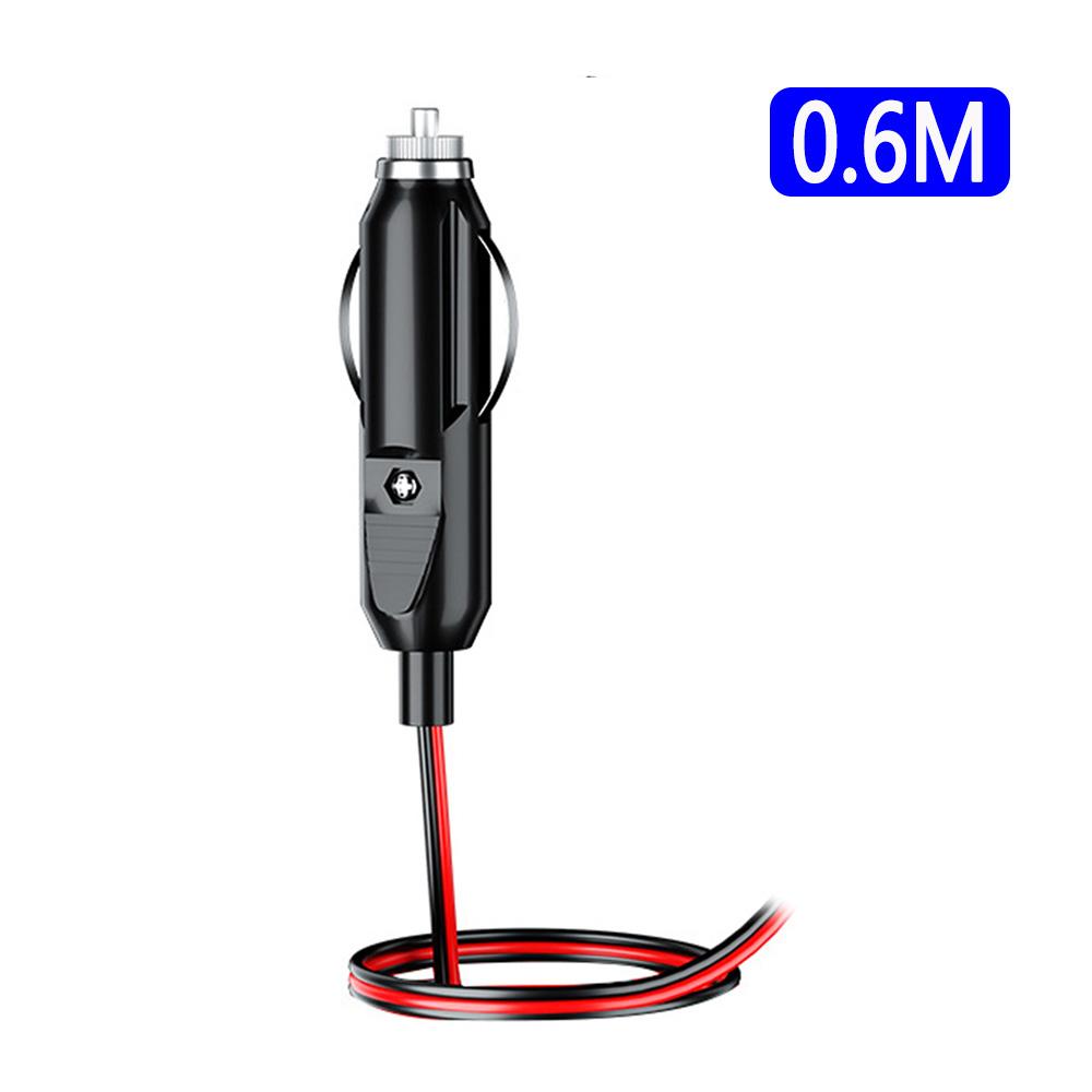 

2/1pcs 12V 24V DC Universal Car Cigarette Lighter Plug 20A Fused Male Connector with 0.6m 1.5m 4m Wire Automobiles Accessories