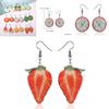 Fresh Fruit Acrylic Earrings For Women Summer Fashion Stylish Jewelry