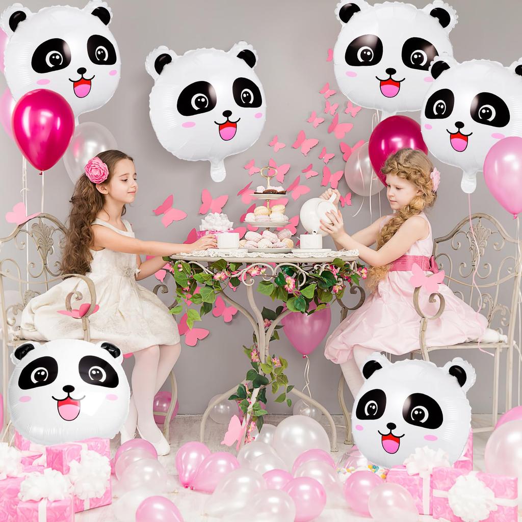 ledmomo 30pcs Panda Panda Balloons Cute Animal 100th Day Celebration Birthday Birthday Birthday Balloons, 45cm38cm, Balloons, Decorations, Boys,