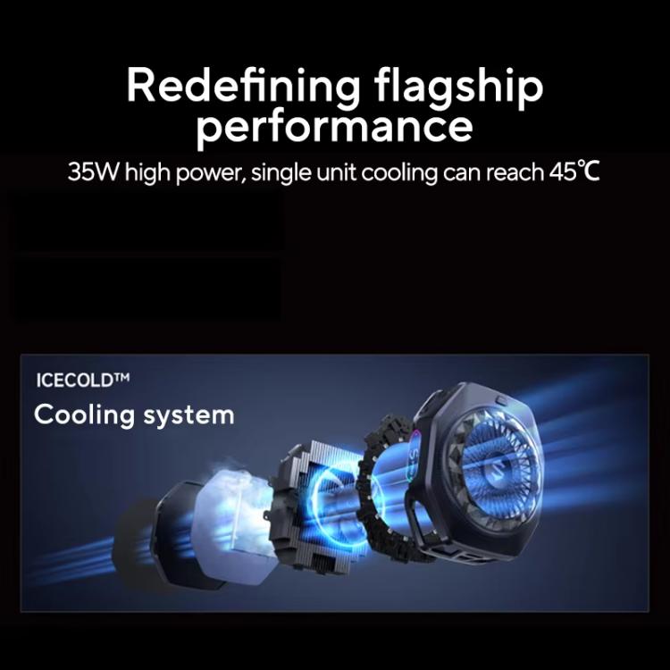 Black Shark Mag-Cooler 5 Pro Magnetic Semiconductor Cooling Back Clip Mobile Phone Radiator