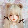 GOODCHI Bear Headband, Bear Ear Hairpin, Animal Ears, Cute and Soft Cosplay Accessory, Perfect for Halloween, Christmas, Makeup, and Photography, for