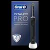 Brosse à Dents Électrique Oral-B Vitality Pro Noire - 3 Modes de Brossage - Batterie Longue Durée