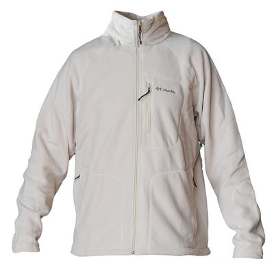 Fast Trek II Full Zip Fleece, Mens Beige Fleece