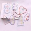 Organza Embroidery Bookmark Ins Reading Mark Delicate Student Gift Office School Supplies Stationery Items