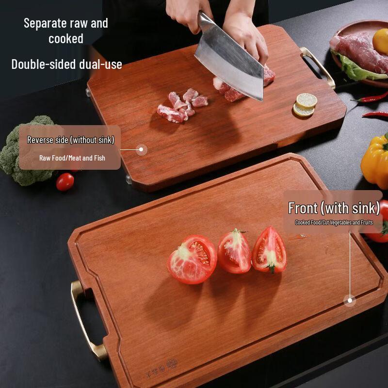 Jing Zhi Feng Solid Pear Wood Cutting Board