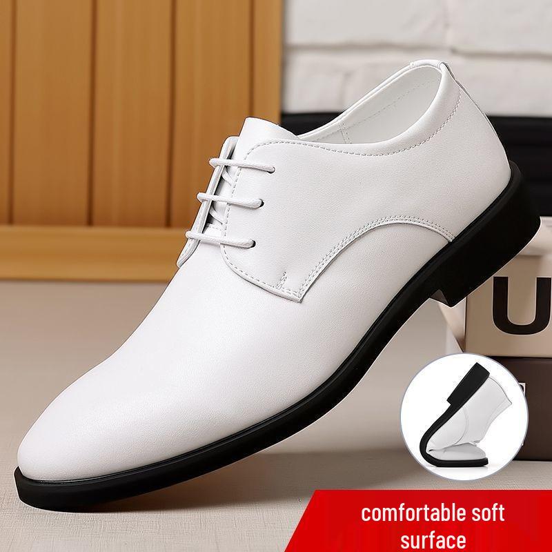 

Мужские формальные кожаные туфли - Мягкая подошва, Нескользящие, Идеальны для пап среднего возраста, Специальная распродажа 43