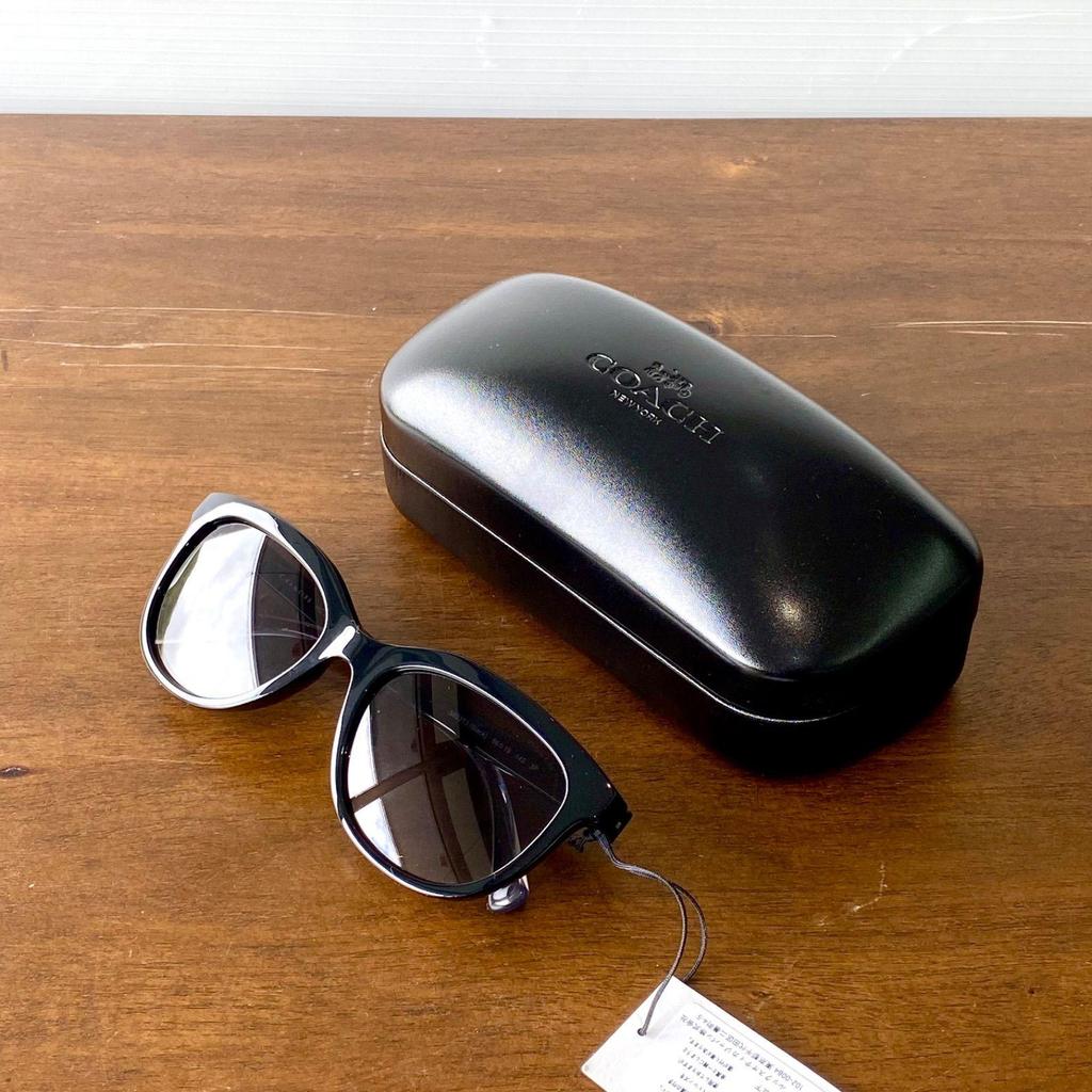 Used Coach COACH Sunglasses Men's Women's Black Unisex Eyewear
