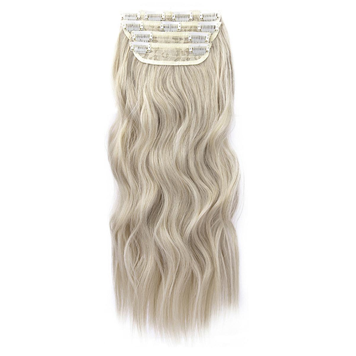 

Европа и Соединенные Штаты модные четыре части наращивания волос модели водной ряби натуральный пушистый имитационный парик