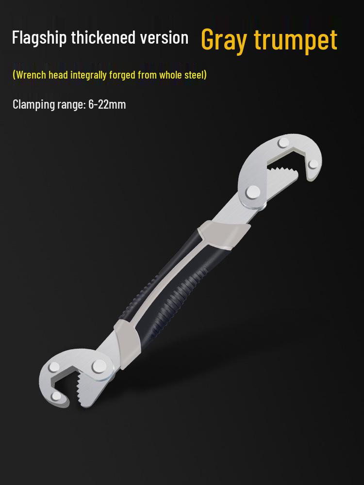 Multifunctional Universal Wrench Set with Extra Wide Adjustable Opening