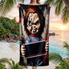 Large Beach Towel Quick Dry Absorbent Towel For Beach IndoorChild's Play Chucky Tiffany
