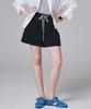 MALOUPE 2206 Waffle Elastic Waist Pants (Black)