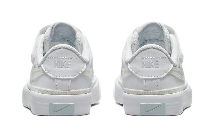 Nike Court Legacy Low Top Skateboard Shoes White Children Aged 3 7 Years Old DA5381-114