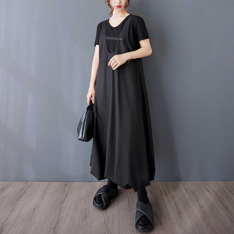 

Женское длинное платье с бисерной отделкой one size fits all чёрный