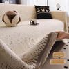 "230" Wide Fluffy Yarn Non-slip Sofa Cover: Thickened, Stain-Resistant Blanket and Cushion Protector