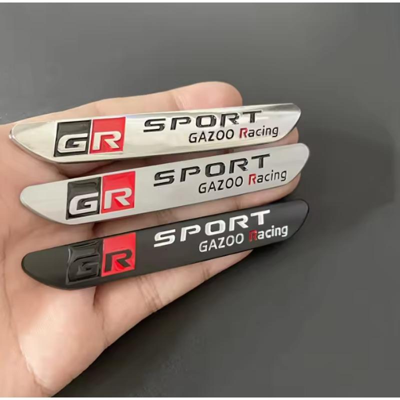 Metal 3D G-R Sport Gazoo Racing Logo Emblema Aripă Laterală Mașină Insignă Autocolant Pentru C-HR RAV4 Corolla Camry