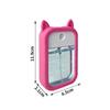 45Ml Silicone Hand Sanitizer Spray Protective Case Portable Keychain With Cute Colorful Ears, Portable And Stylish