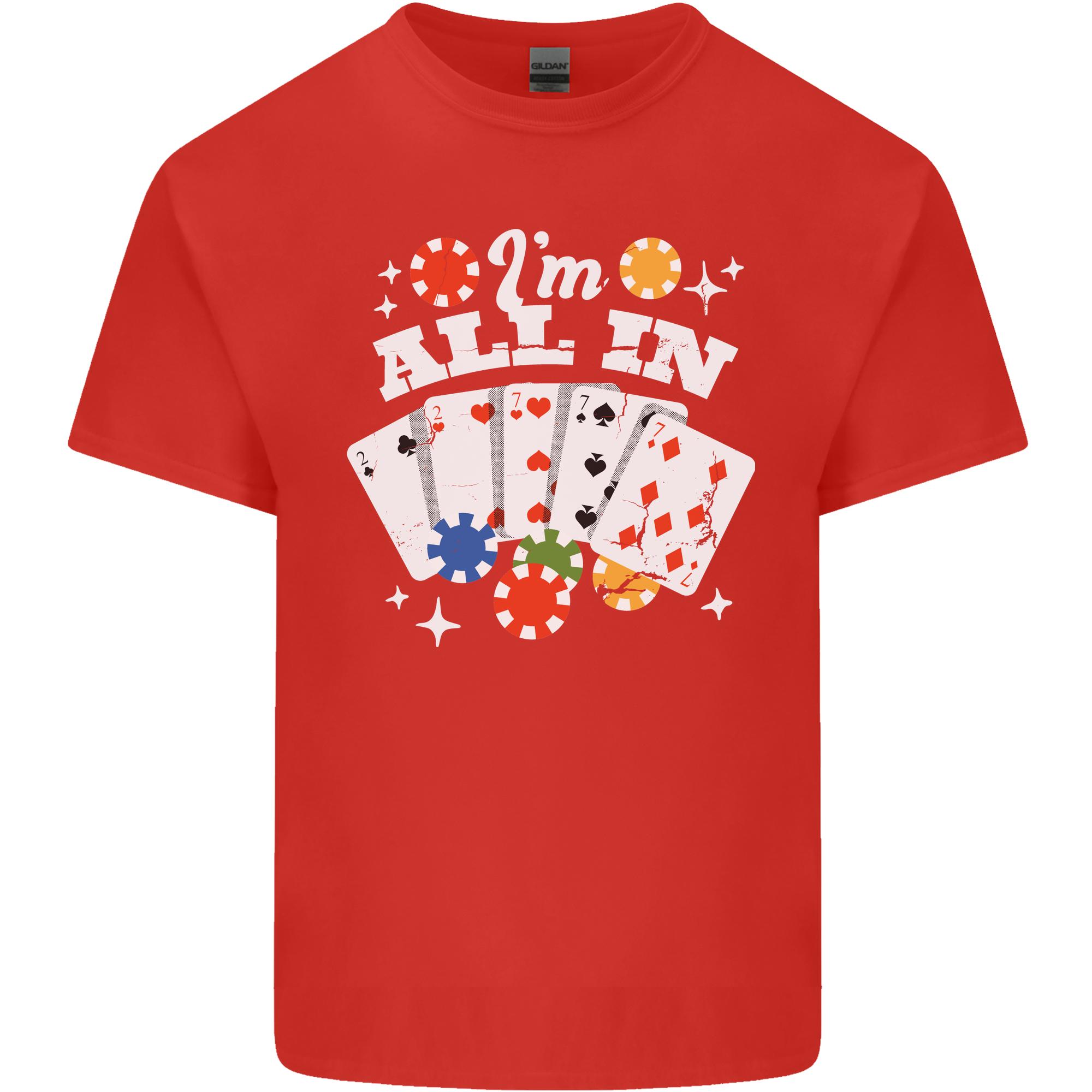 Im All In Poker Unisexs Light Cotton TShirt S