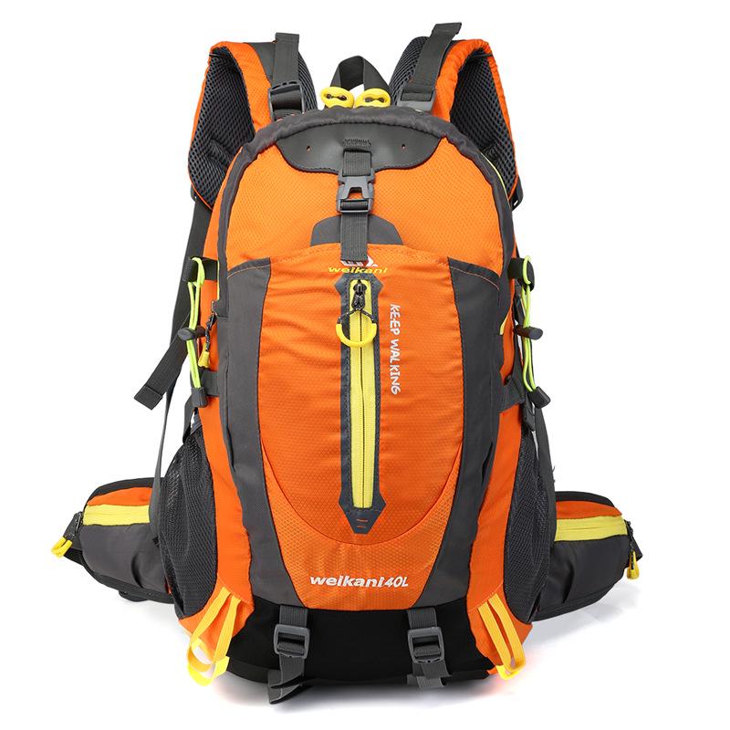 Unisex 40L Water-Repellent Hiking Backpack for Travel and Mountaineering