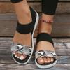 Snakeskin Print Wedge Sandals for Women Summer Fashion Non Slip Beach Shoes Woman Lightweight Causal Sports Sandalias Mujer