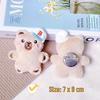 Capybara Plush Keychain with Baseball Cap - Cute Bag Decoration Doll Accessory