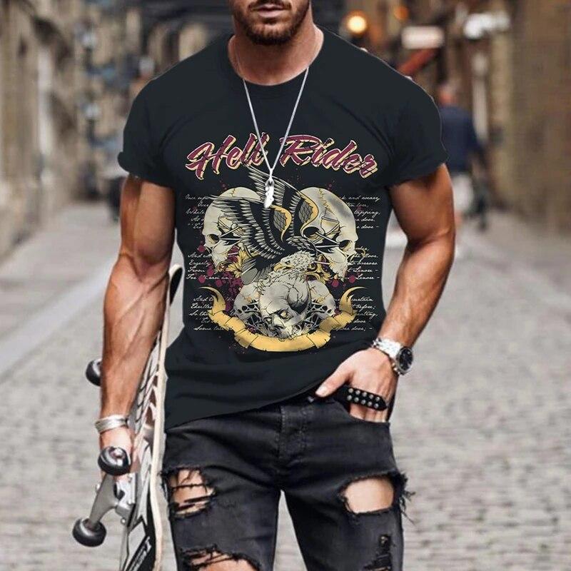 Мужская футболка с изображением мультяшного автомобиля — фото 5