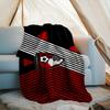 1PC Soccer Ball Afc Crest Printed Soft Flannel Blanket Throw for Adult Bedroom Living Room Sofa Camping Travel Fan Gifts Christmas Gifts