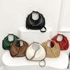 Women's Premium Shoulder Bag New Fashion Niche Design Messenger Bag Female Simple Style Female Woven Hobo Bag