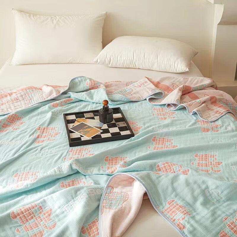 Youmengjiaju Infant Cotton Muslin Blanket