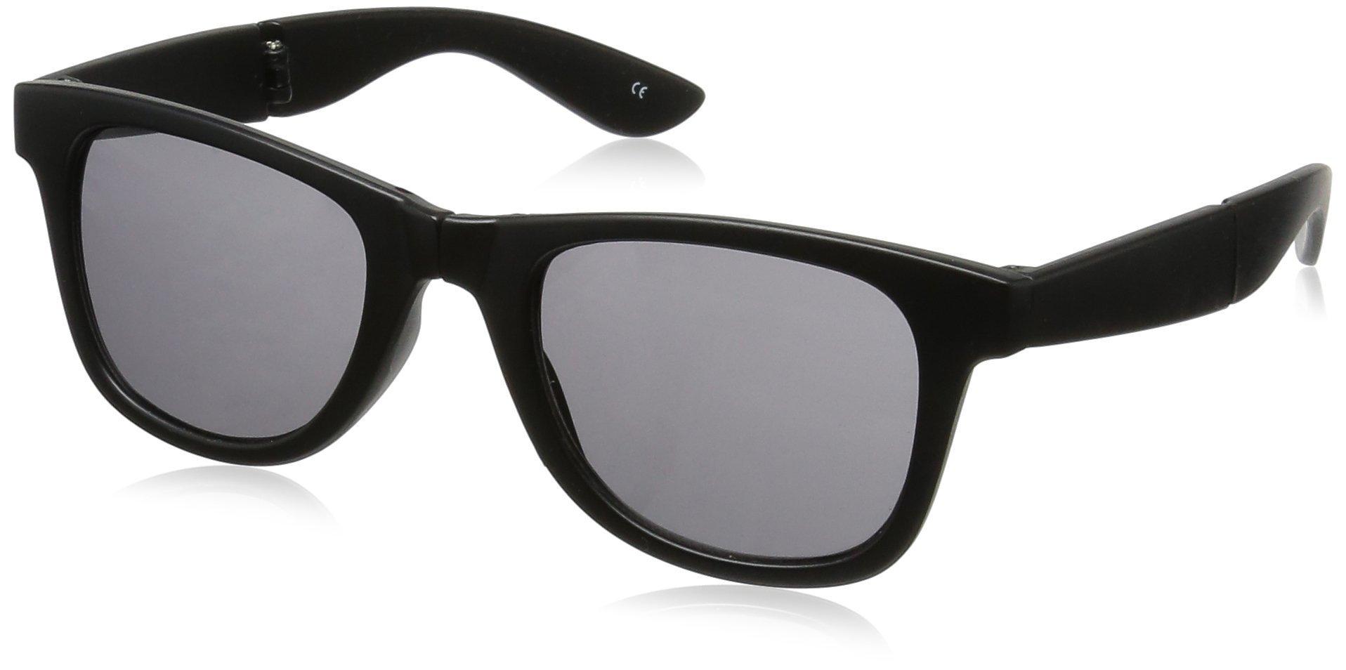 

[Модные солнцезащитные очки] Защита от УФ-лучей UV400 Стильные солнцезащитные очки Классическая оправа Складные Держащий тип 6560 3 Матовый черный Бесплатно