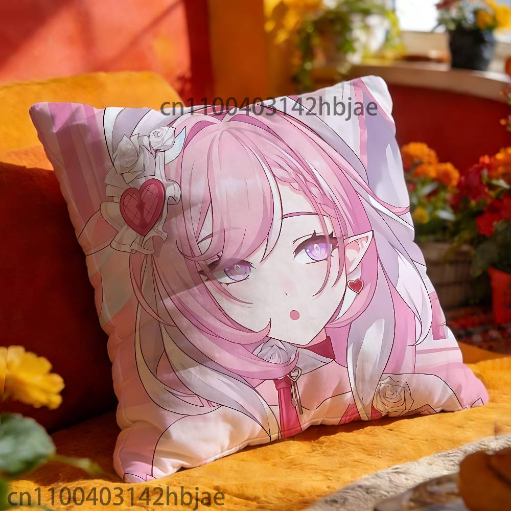 Elysia Pillow Case For Sofa Decor Car Office Room Printing Cushion Cover Decorations and Protector