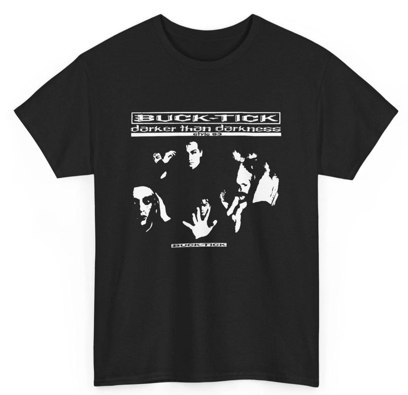 BuckTick Darker Than Darkness 1993 Tour Tshirt Pure Cotton Couple Streetwear Top oversized t shirt vintage t shirt M