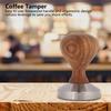 Practical Rosewood Handle Coffee Tamper   Powder Flat Press Hammer (51mm)