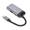 Multi Functional 3in1 Type C Adapter Type C Male to RJ45 PD USB A Female Adapter