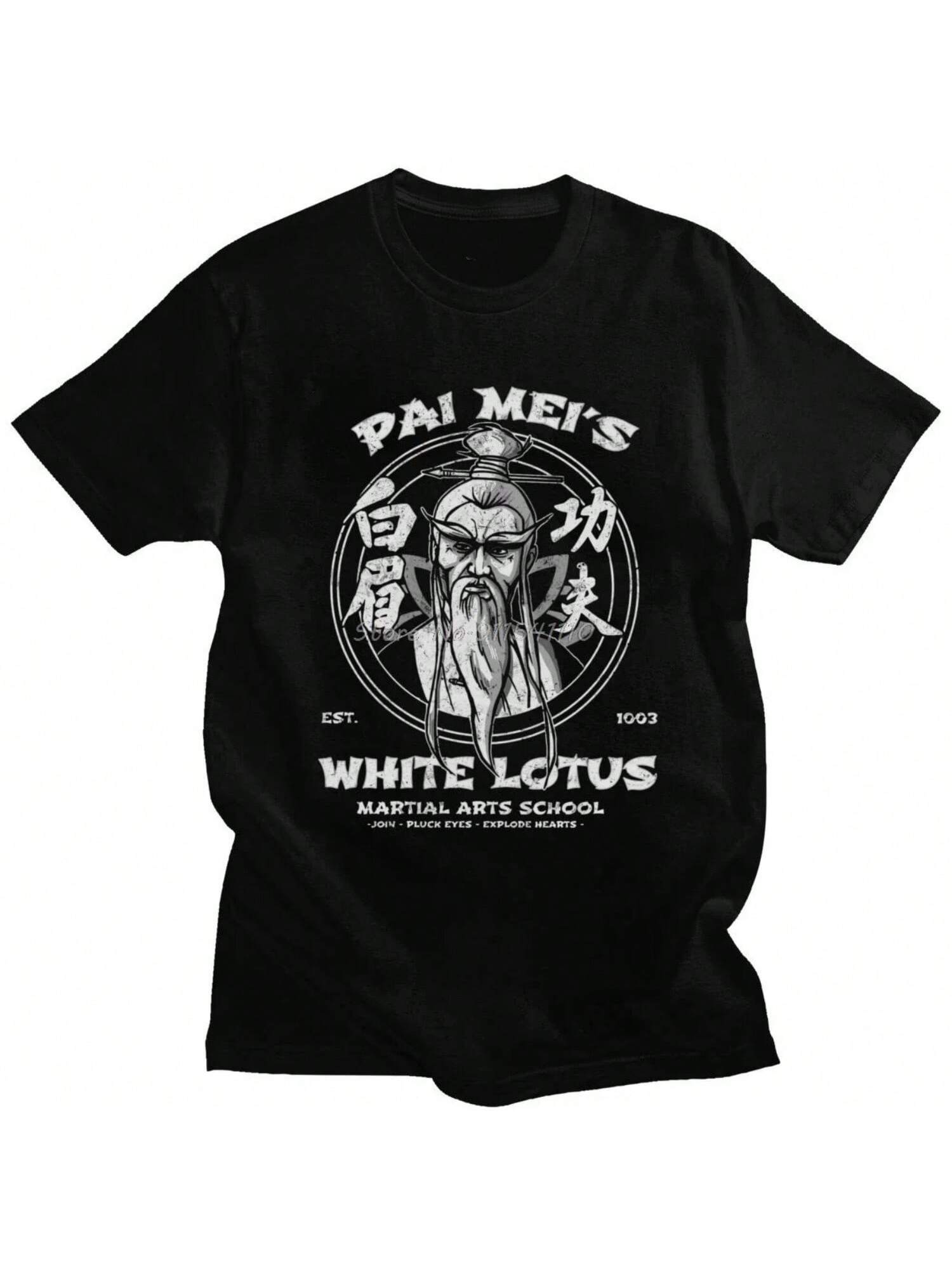 Pai Mei White Lotus T Shirt Wounisex T-Shirt Short Sleeves Hattori Hanzo Tshirt Tarantino Film Tee Top Clothing Gift S разноцветный