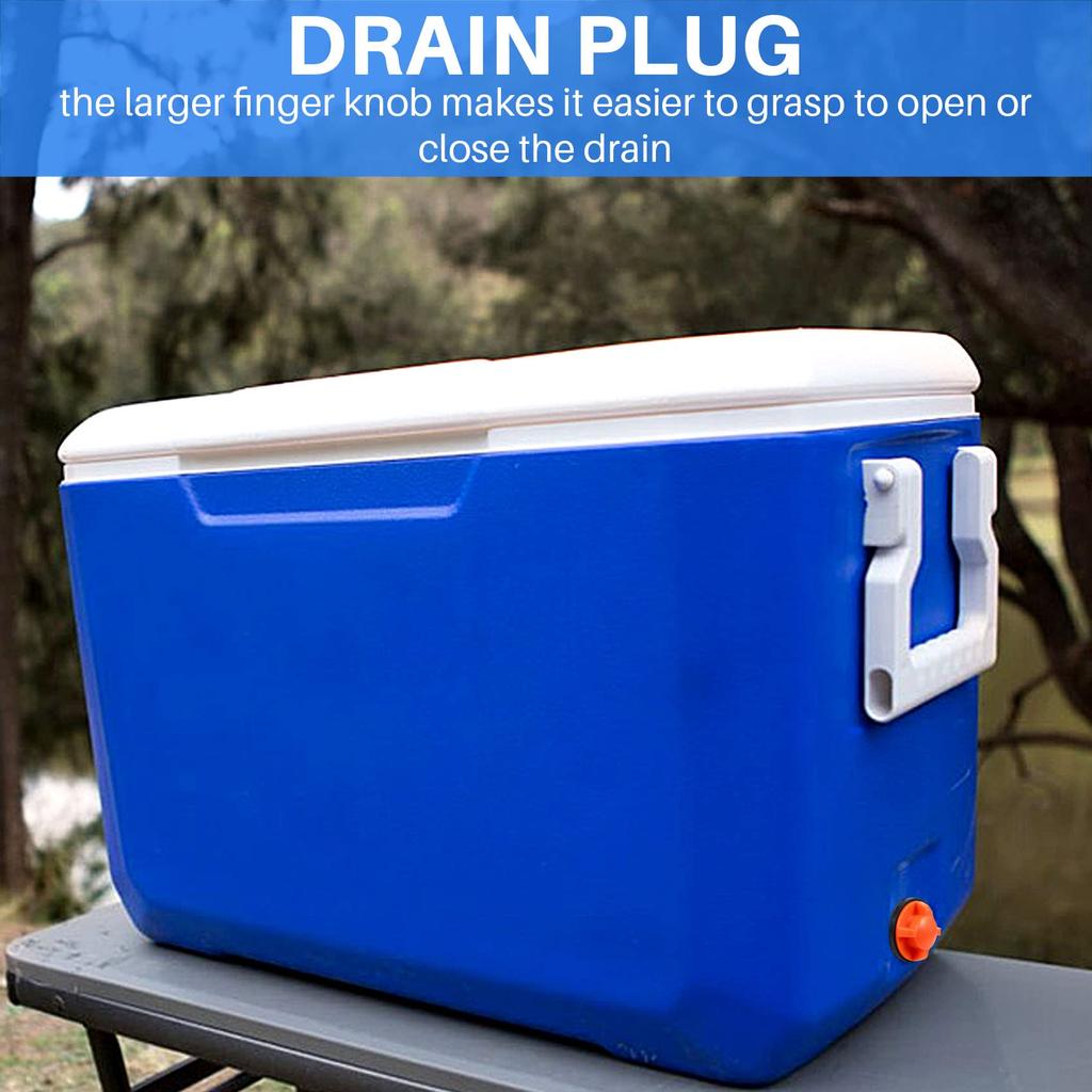 Webolu Cooler Drain Plug Compatible Replacement for Most Rotomoulded Coolers, Small Drain Plug with Leak Proof Design, 1 Pack