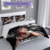 3pcs Custom Name Juice WRLD Set,Includes 1 Duvet Cover and 2 Pillowcases,All-season Bedroom Decor