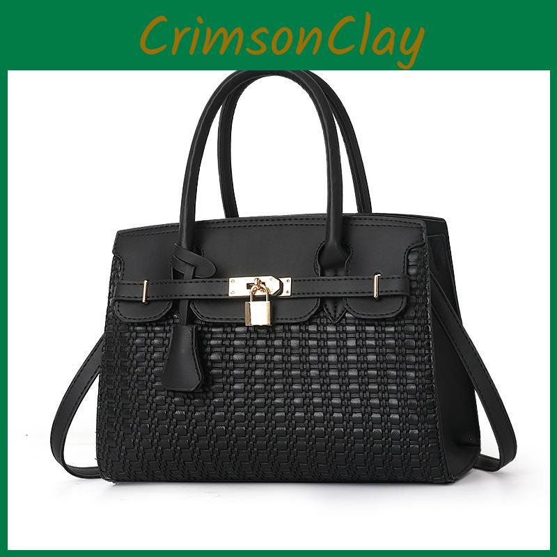 Handbag Womens Casual With Large Capacity And Lock Closure For Daily Shoppingd