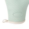 Thickened Silicone Anti Scalding Oven Glove Heat Resistant Silicone Cooking Glove for Microwave Oven Toaster Mint Green