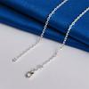 925 Sterling Silver Exquisite Openwork Butterfly Necklace for Women, Fashionable Party and Wedding Jewelry