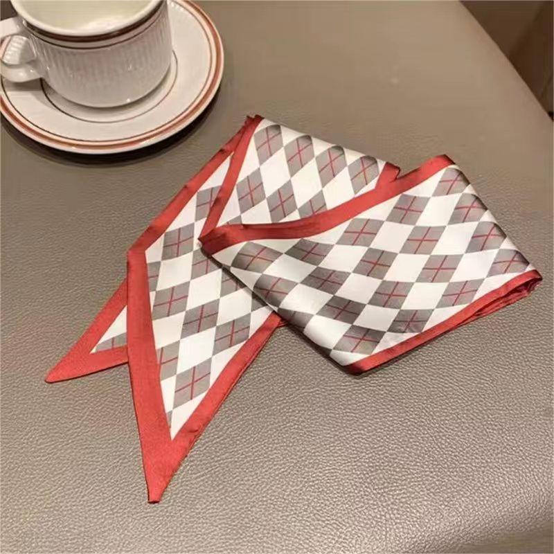 Multifunctional Flower Printed Hair Band Headwear Scarves 6.5cm*90cm