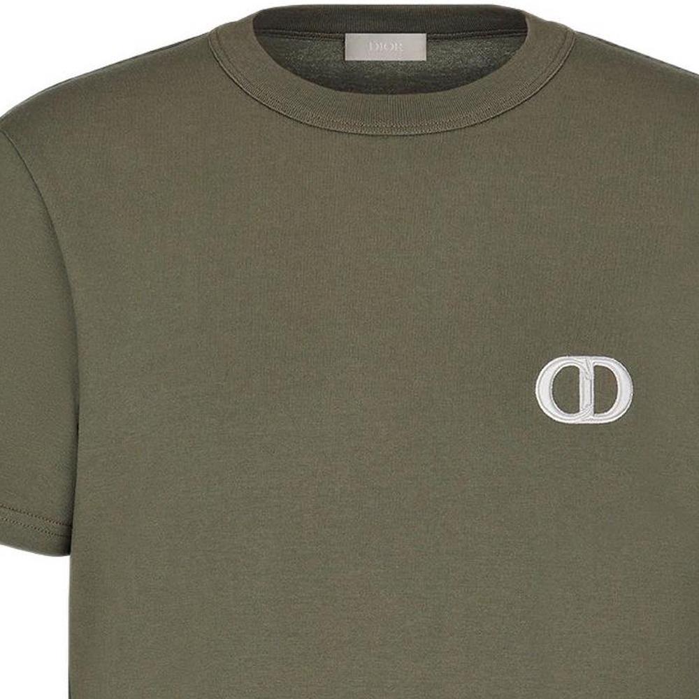 DIOR Dior Quarterly New Products SS23 Regular T-Shirt Men's Olive 013J600A0677-C680