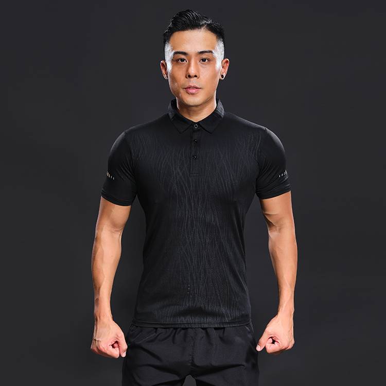 

SXBJT 979 Рубашка поло с короткими рукавами и лацканами 4XL