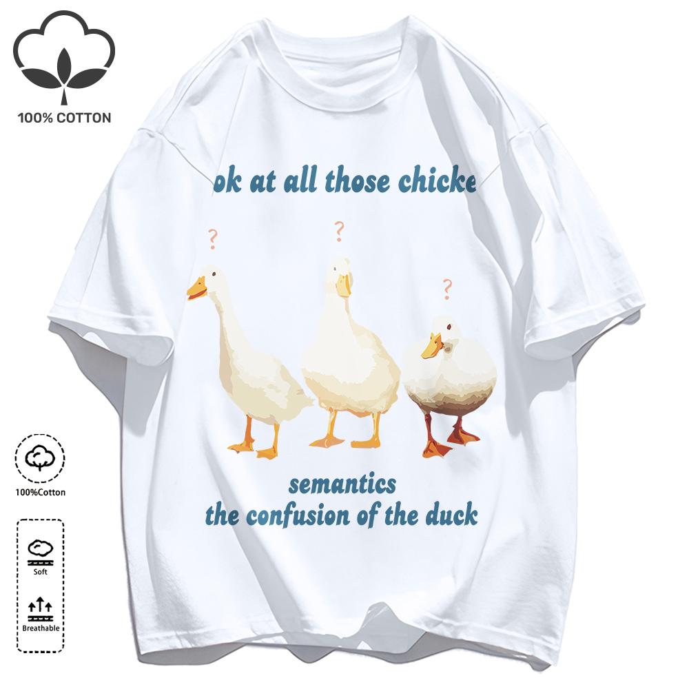 Classic Color Scheme T-Shirts For Unisex Retro Oversized Short Sleeves Fashion Couple Clothes Unisex Simple Basics Clothing